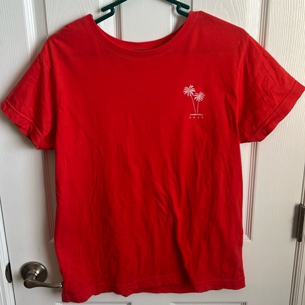 Roxy size medium palm‎ tree graphic t-shirt